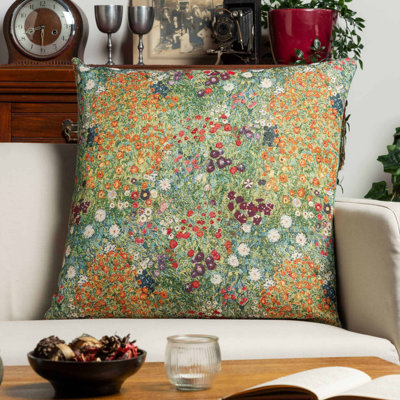 Monet’s Garden Cushion in Meadow