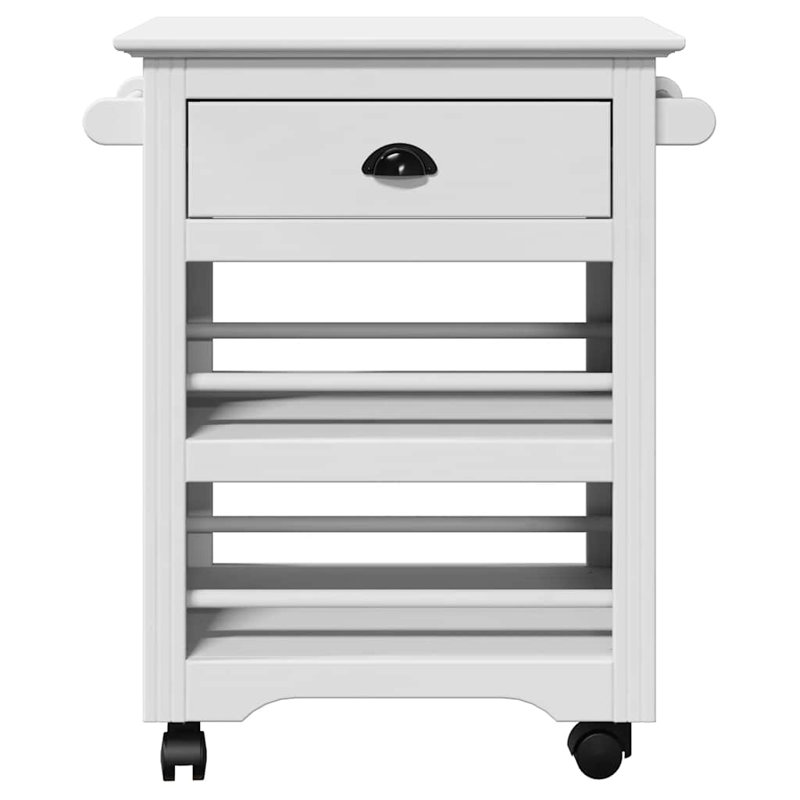 Kitchen Serving Cart, White