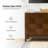 Iasiah Solid and Manufactured Wood Sideboard with Adjustable Shelves -313109484