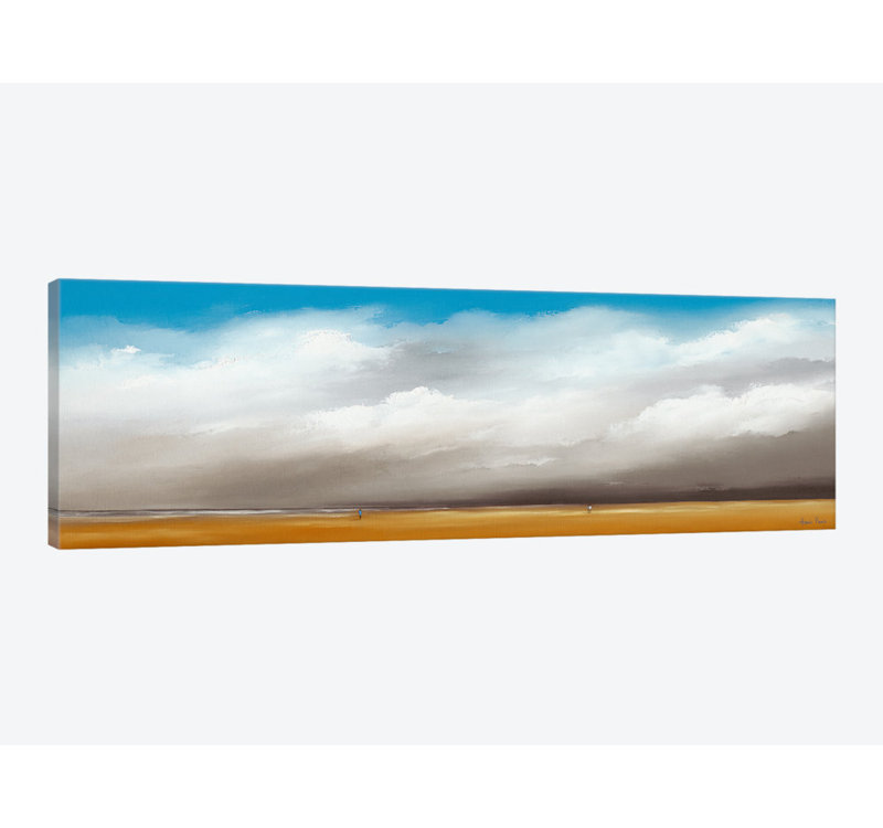 « clouds iii », impression sur toile, H 16 po x l 48 po x P 1,5 po, Toile tendue