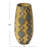 Hand Painted Stoneware Vase With Pattern