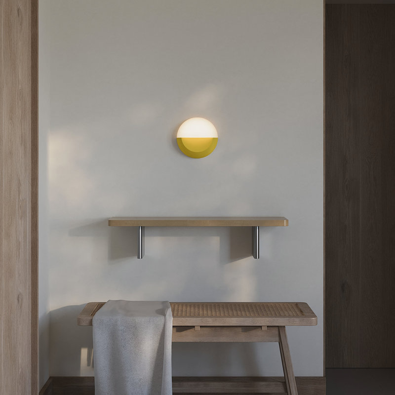 Proton Wall Sconce, Mustard