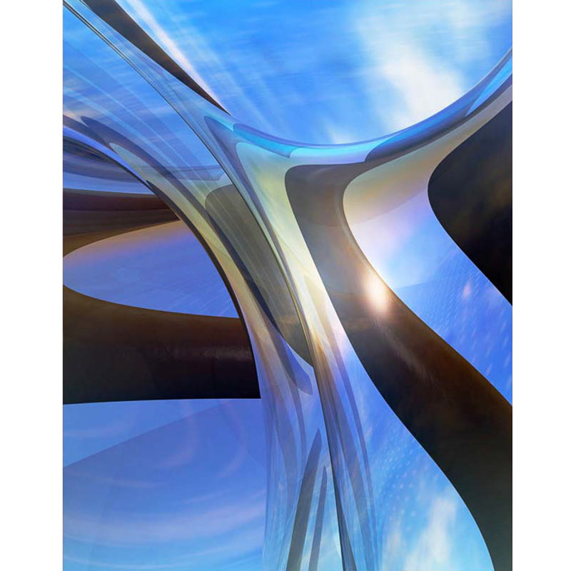 « skyware vertical » par scott j. menaul, impression sur toile tendue, H 36 po x l 24 po