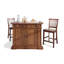 Ensemble d'îlot de cuisine de 49,75 po de largeur Mattice-16395206