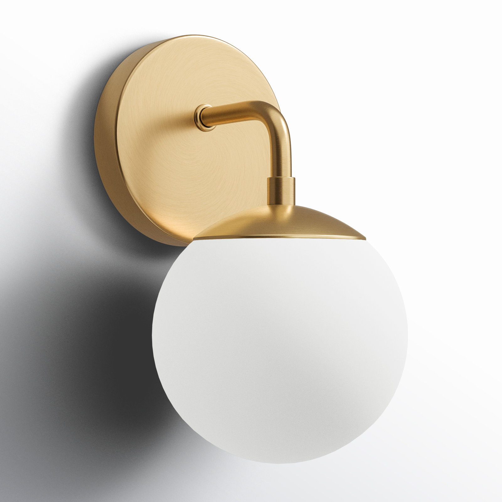 Kobie Single Light Vanity Light, Gold