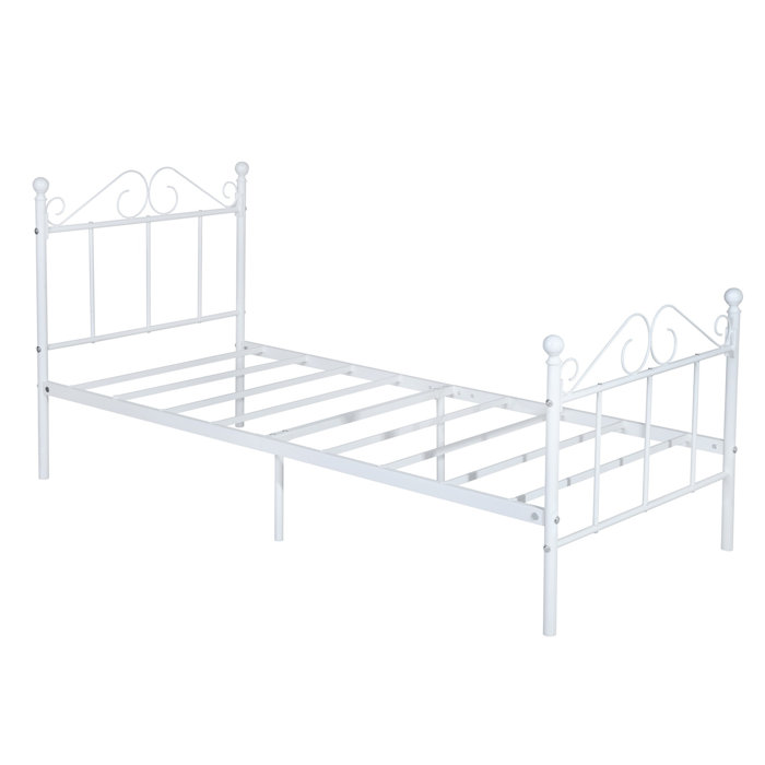 Rosalind Wheeler Metal Single Bed Frame & Reviews | Wayfair.co.uk