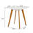 Ingowart Beech Solid Wood Base Dining Table-1213316385