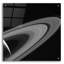  «Saturn-lit Tethys» par NASA, art mural en verre acrylique, 24 po x 24 po-1367982223