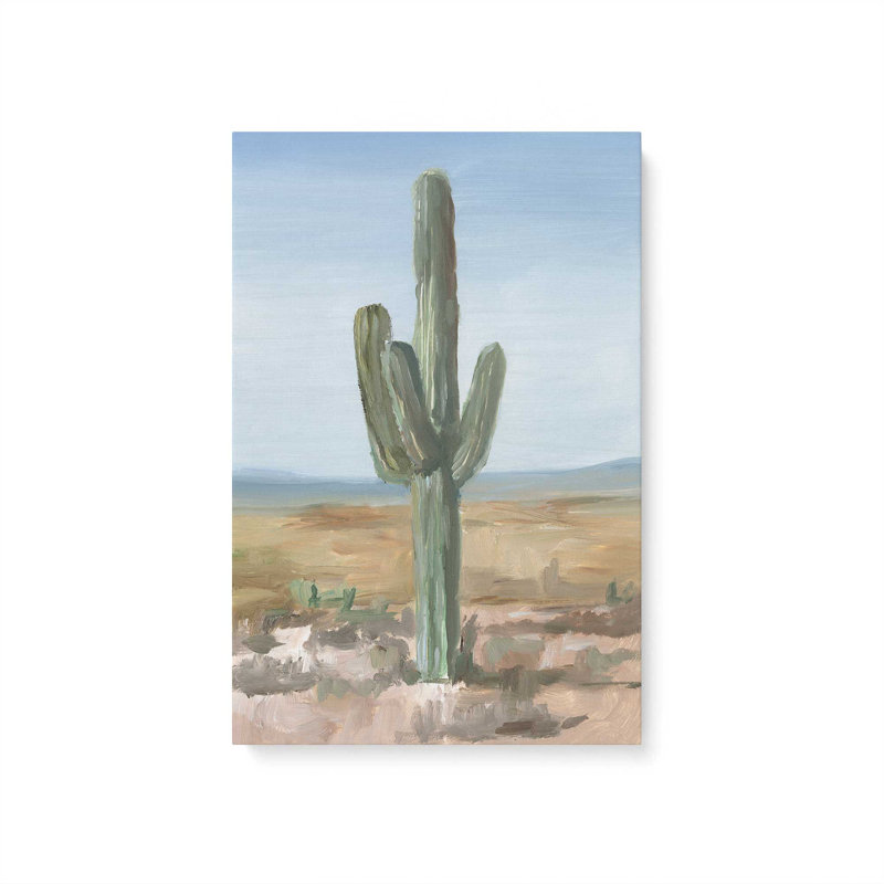Toile tendue Timeless Saguaro Cactus I, H 48 po x l 32 po