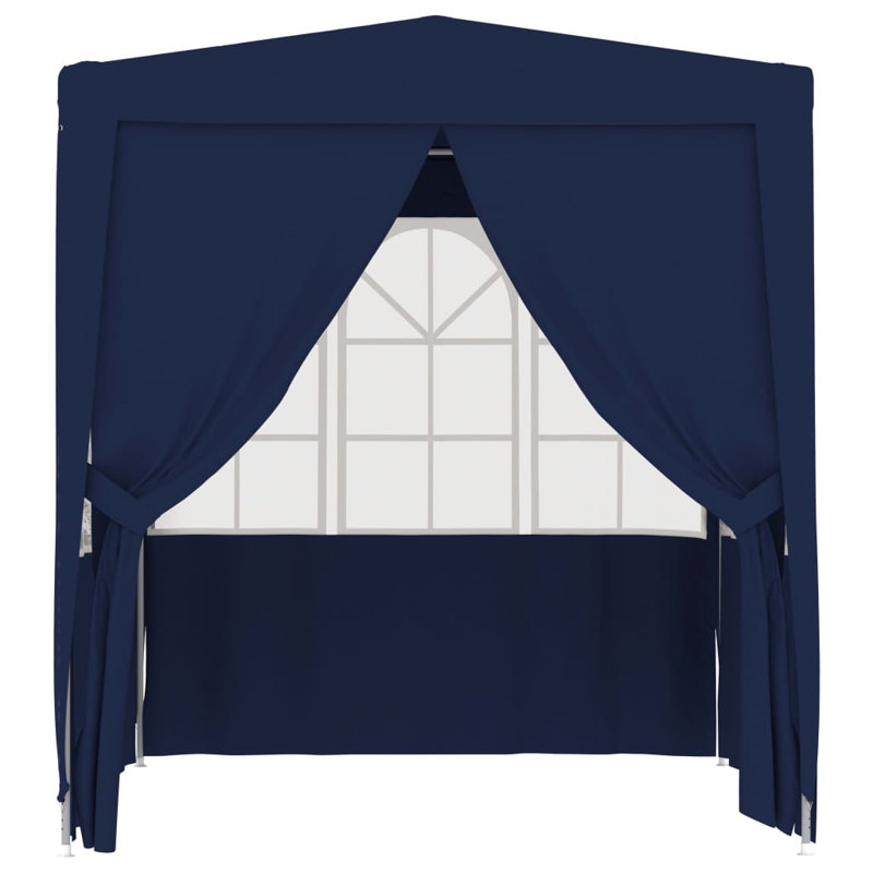 vidaXL Professional Party Tent with Side Walls 6.6'x6.6' Anthracite 0.3 oz/ft², Anthracite, 78.7"W x 78.7"D x 94.5''H