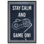 «Stay Calm Canvas Gamer Art Prints» par Art Remedy-105302866-105302878
