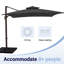 Parasol carré en porte-à-faux 120 po-1075560048