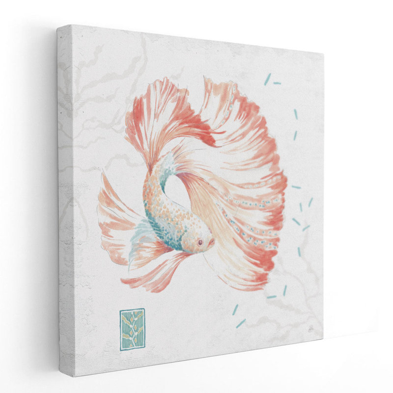 «Delicate Sea II», reproduction d'art sur toile, H 12 po x l 12 po