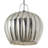 16"W Meelad 1-Light Large Silver Mercury Glass Globe Pendant