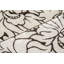 Hand-Knotted High-Quality White and Brown Area Rug