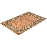 Classic One-of-a-Kind 6' 0" X 9' 1" Hand Knotted Area Rug