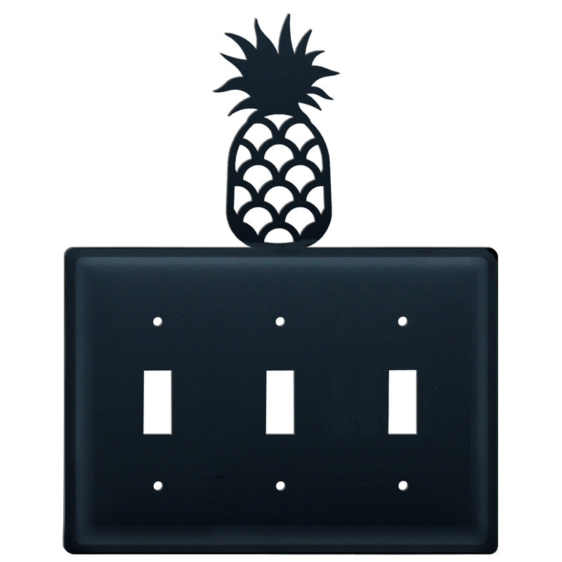 Pineapple 3-Gang Toggle Light Switch Wall Plate