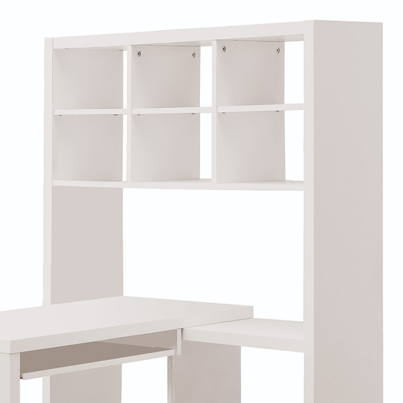 Frome L-Shaped Computer Desk, White