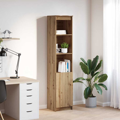 Highboard 37.5X35x180 Cm Engineered Wood