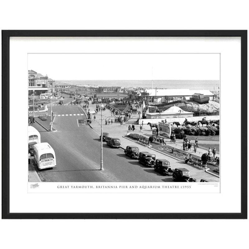 Great Yarmouth, Britannia Pier And Aquarium Theatre C1955 by Francis Frith - Single Picture Frame Print