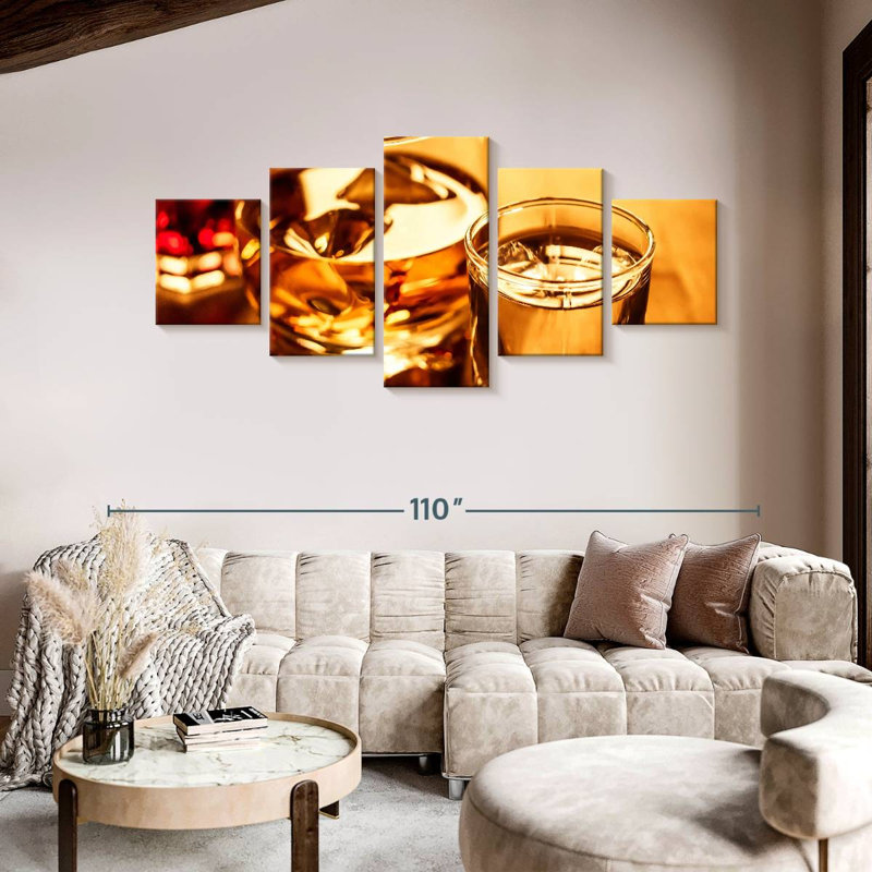 Cocktail Drinks, 42" H x 92" W