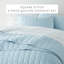 Ensemble de couvre-lit matelassé en microfibre doublement brossé à motif de carré Simply Soft™-1884750430-1884750428
