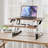 Mount-It 30 in W Height Adjustable Rectangle Standing Desk Converter-95848880