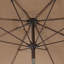 Parasol de patio en oléfine 9 pi 9 pi-681813173