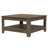 Weddel Basilico 31.3" Transitional Square Coffee Table With Storage