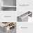 Kitchen Island with Trash Can Storage Cabinet, Kitchen Cart with Drop Leaf, Spice Rack, Towel Rack and Drawer, Rolling Kitchen Island on Wheels with Adjustable Shelf, Grey-1732062629