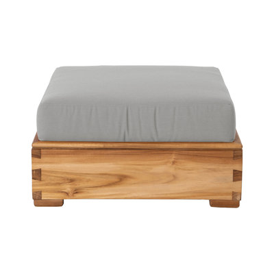 Arrihanna Outdoor Teak Ottoman