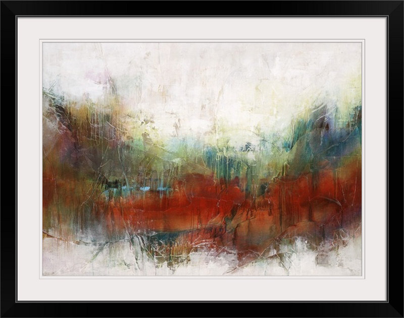 Joshua Schicker Solivagant «Joshua Schicker, reproduction d'art, H 25 po x l 32 po x P 1 po, Cadre noir