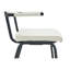 Chaises de salle à manger rembourrées modernes, tissu en velours avec pieds en métal pour la maison