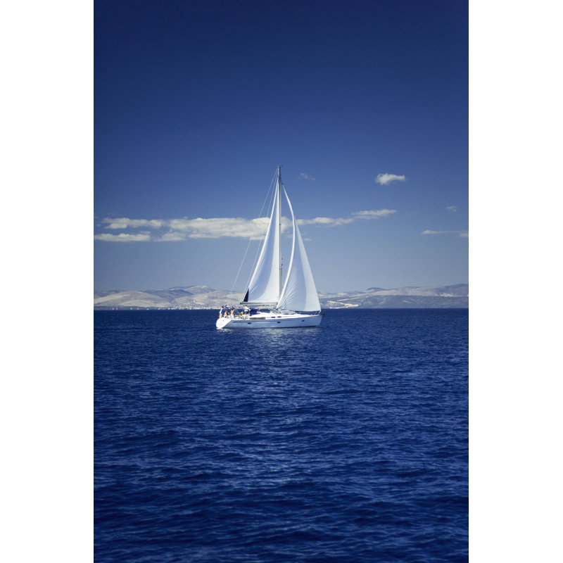 Sailing by Bluberries - Wrapped Canvas Print, 122cm H x 81cm W x 3.8cm D