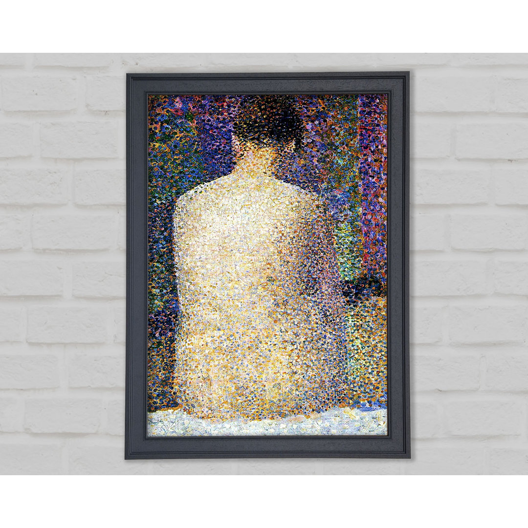 Gerahmtes Leinwandbild Study Of A Model 2 von Seurat