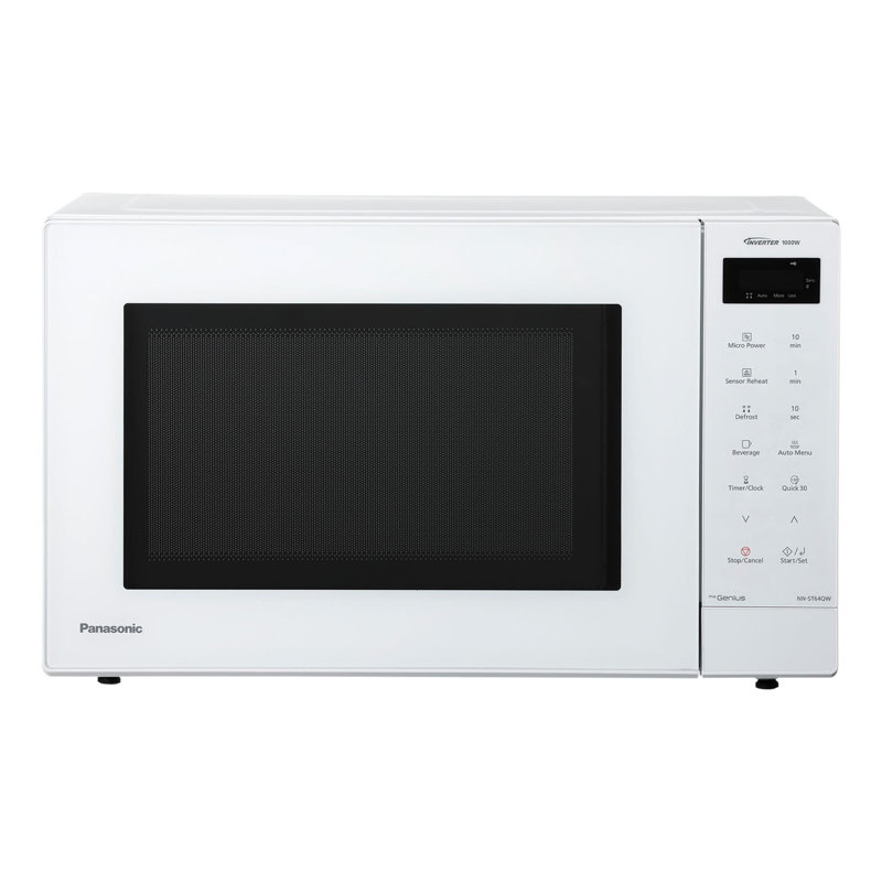 Panasonic 52.5cm 1000W - Watt Recirculating Countertop Microwave, White