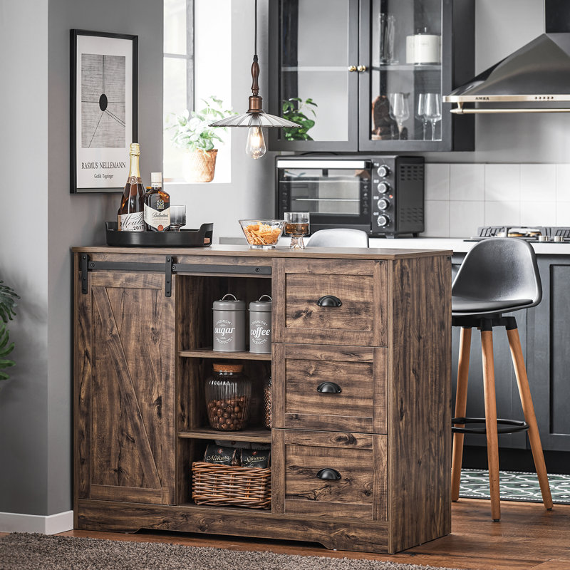 Landsdale Wood Kitchen Island
