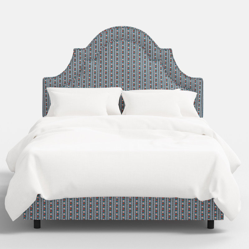 Lit Marion en ardoise Delphine, Simple, Delphine Slate