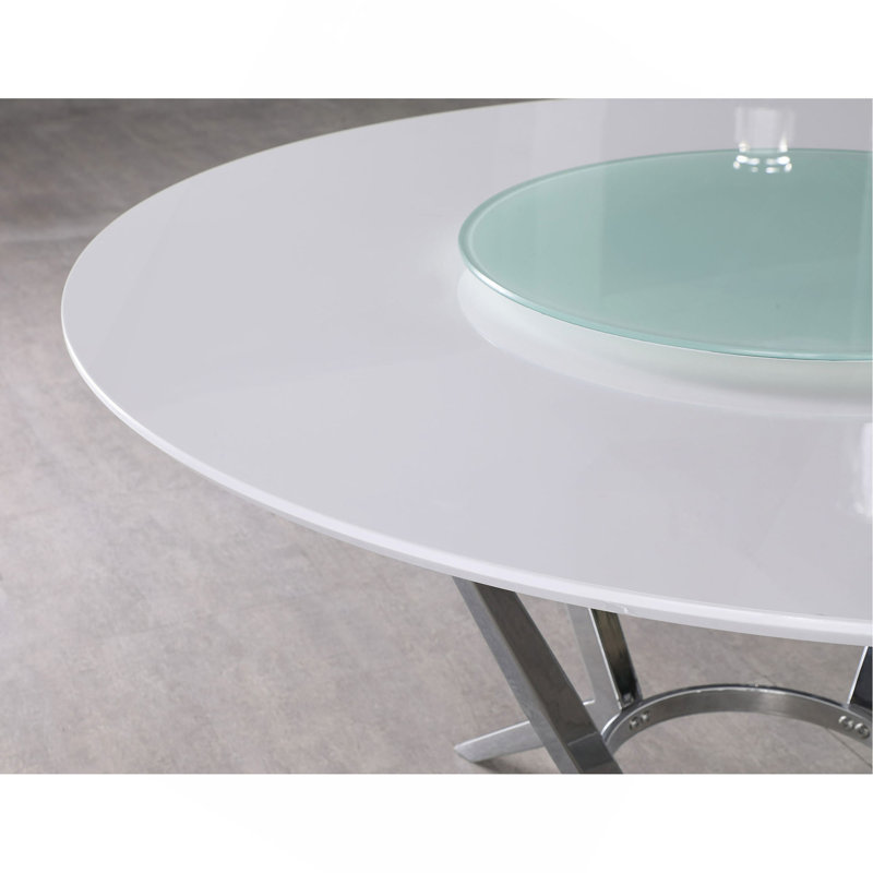 Table de salle à manger blanche