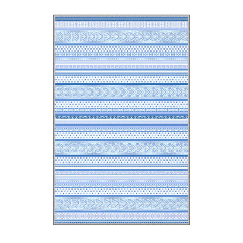 Antibacterial Woven Carpet (3D Digital Print) 4.0 x 5.9 Feet, 100% Polyester, Pile Height: 0.3 Inches | PVC Felt Dot Non-Slip Underside, Machine Washable, Perfect for Living Room & Bedroom Decor