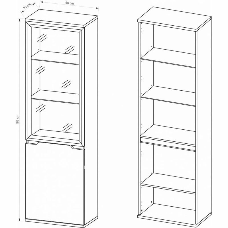 Heavan Display Cabinet