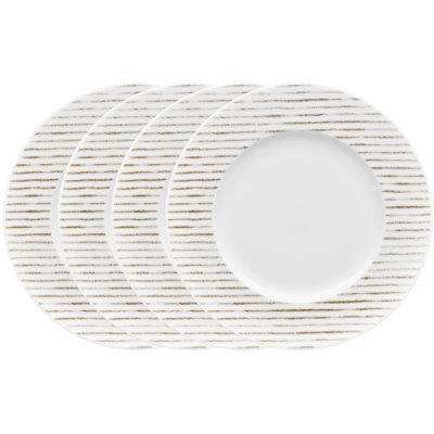 Noritake Hammock Rim Salad Plates - Stripes, 9.5"