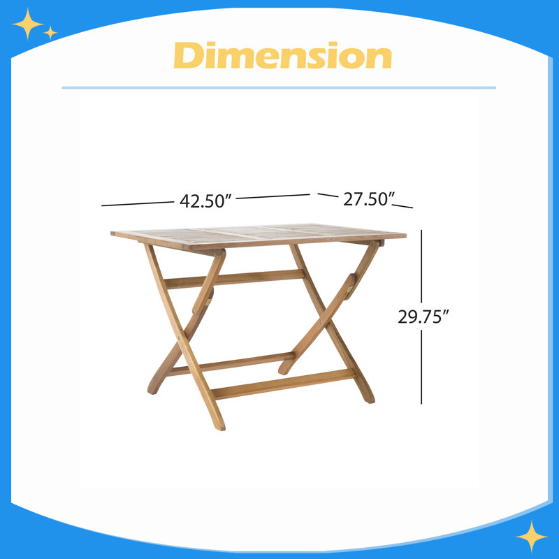 Table pliable de 43,5 po