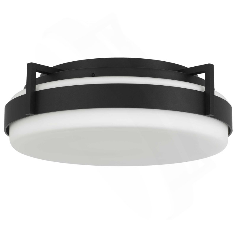 Plafonnier encastré 12 po à DEL intégré, H 4,5 po x l 12 po x P 12 po