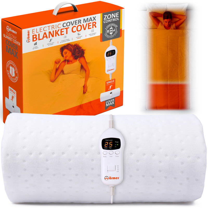 WÄRMER 'Cover Max' Electric Heated Blanket, Single