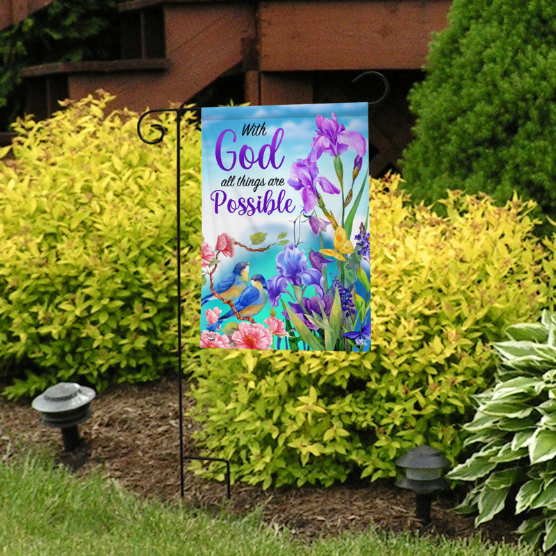 With God Garden Flag