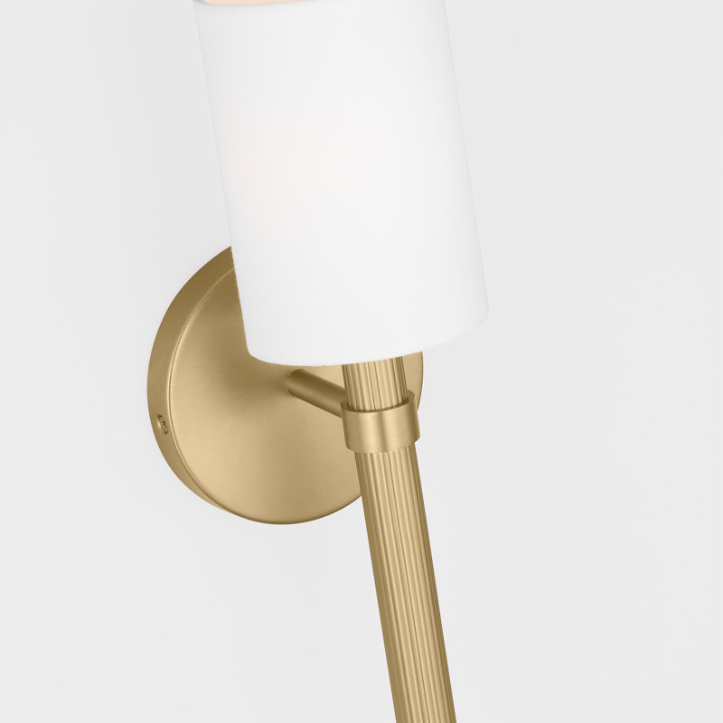 Manor Small Sconce, Satin Brass
