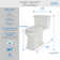 Logan 1.28 GPF (Water Efficient) Elongated One-Piece Toilet (Seat Included)
