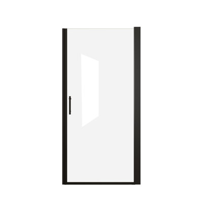 36"x 72" Pivot Shower Door with Frame and Tempered Glass