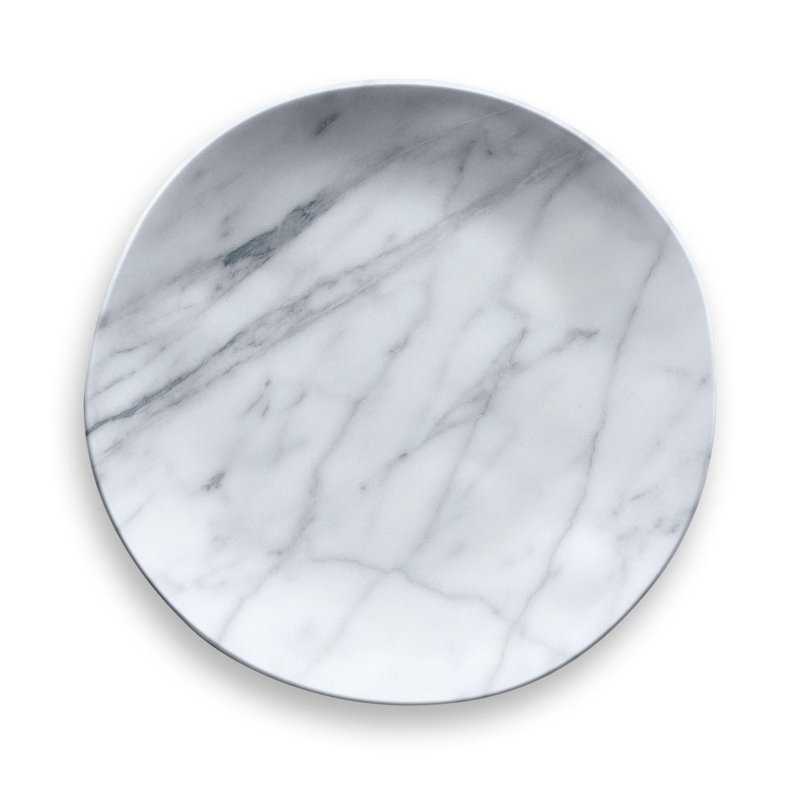 Reina Marble 10.5" Melamine Dinner Plate